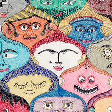 Load image into Gallery viewer, FaceS in my HeaD Tapestry / Rug
