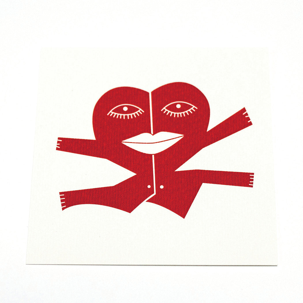 Dancing Heart postcard