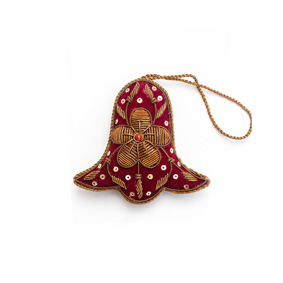 Red Bell handmade ornament